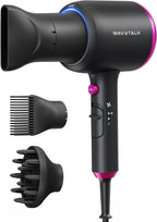Secador de pelo iónico Wavytalk Blown Away con difusor para cabello...