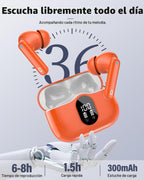 Auriculares inalámbricos, Bluetooth 5.4 Auriculares estéreo y llama...