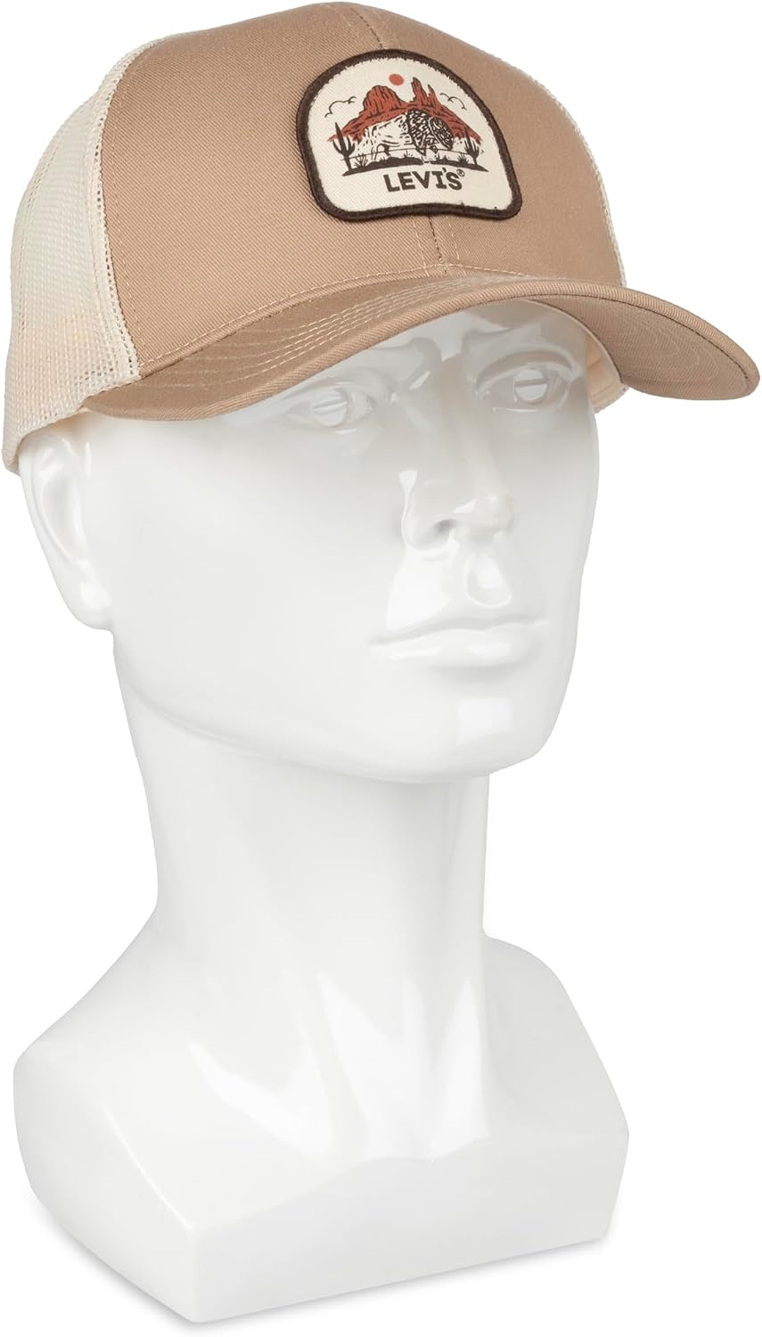 Levi's Gorra de camionero con logotipo de estilo clásico para h...