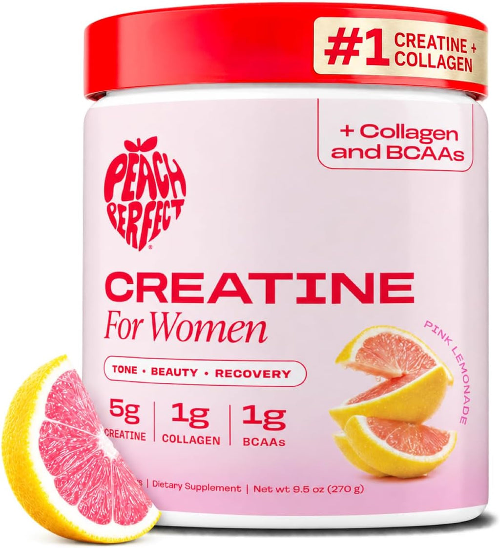 Peach Perfect Creatina para mujeres \u2013 Monohidrato de creatina...