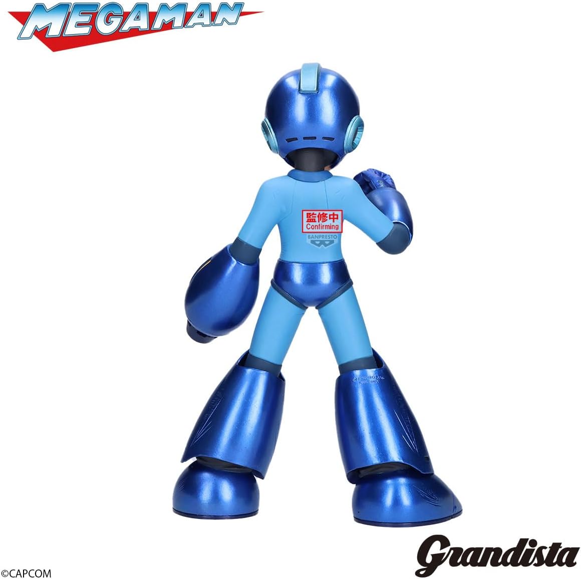 Banpresto - Mega Man - Figura Grandista de Mega Man (color metálico)