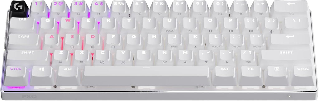 Logitech G PRO X 60% Teclado inalámbrico para juegos (óptico lineal...