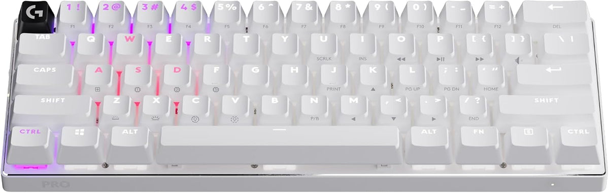 Logitech G PRO X 60% Teclado inalámbrico para juegos (óptico lineal...