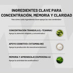 ONNIT Suplemento cerebral nootrópico Alpha Brain para concentración...