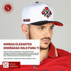 Ferreti Sombreros FT31 White 4 Cards Snapback Gorra de béisbol para...