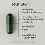 Sports Research® Multivitamínico con 23 micronutrientes esenciales,...