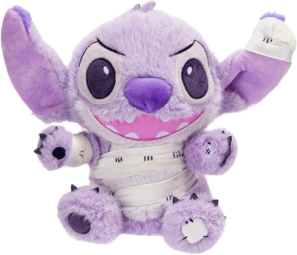 MINISO Disney Stitch Halloween Plush, juguete de peluche de momia d...