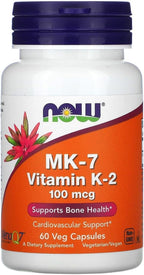 Now Foods Vitamina K2 (MK7) Cápsulas veganas, 0.0000035 oz., 60 uni...