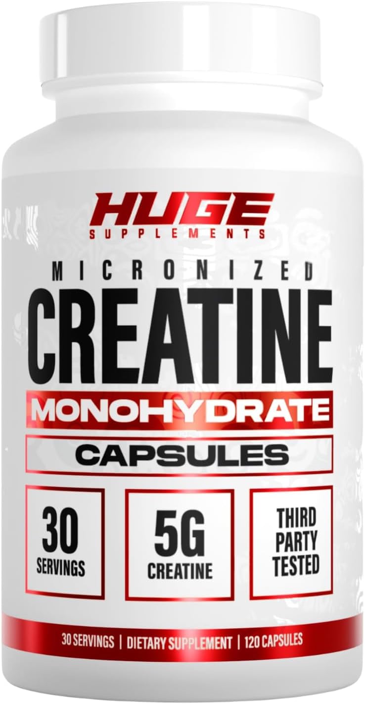 Cápsulas de monohidrato de creatina, 0.18 oz por porción, dosificad...