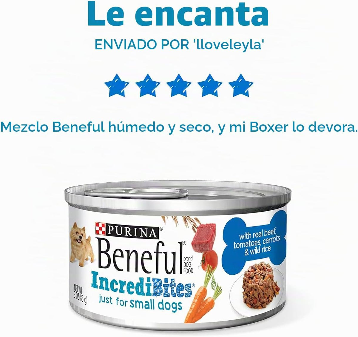 Beneful Purina IncrediBites - Alimento húmedo para perros de raza p...