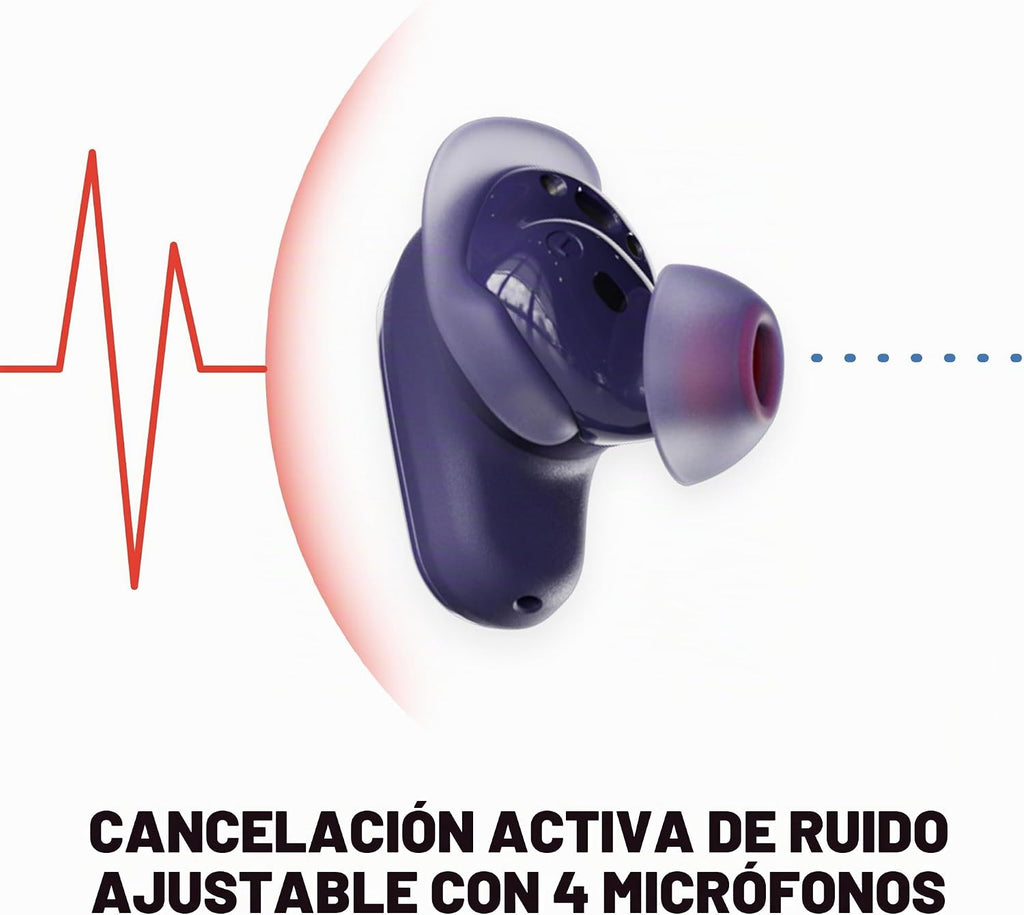 Skullcandy Method 360 ANC - Auriculares inalámbricos con sonido de...