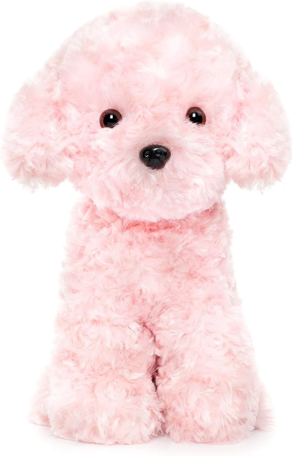 WEIGEDU - Peluches de peluche para cachorros, color rosa, 12,6 pulg...