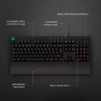 Teclado para juegos Logitech G213 Prodigy con cable RGB - Negro | L...
