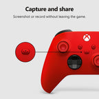 Controlador de juegos inalámbrico XBOX | Pulso rojo | Gatillos y pr...