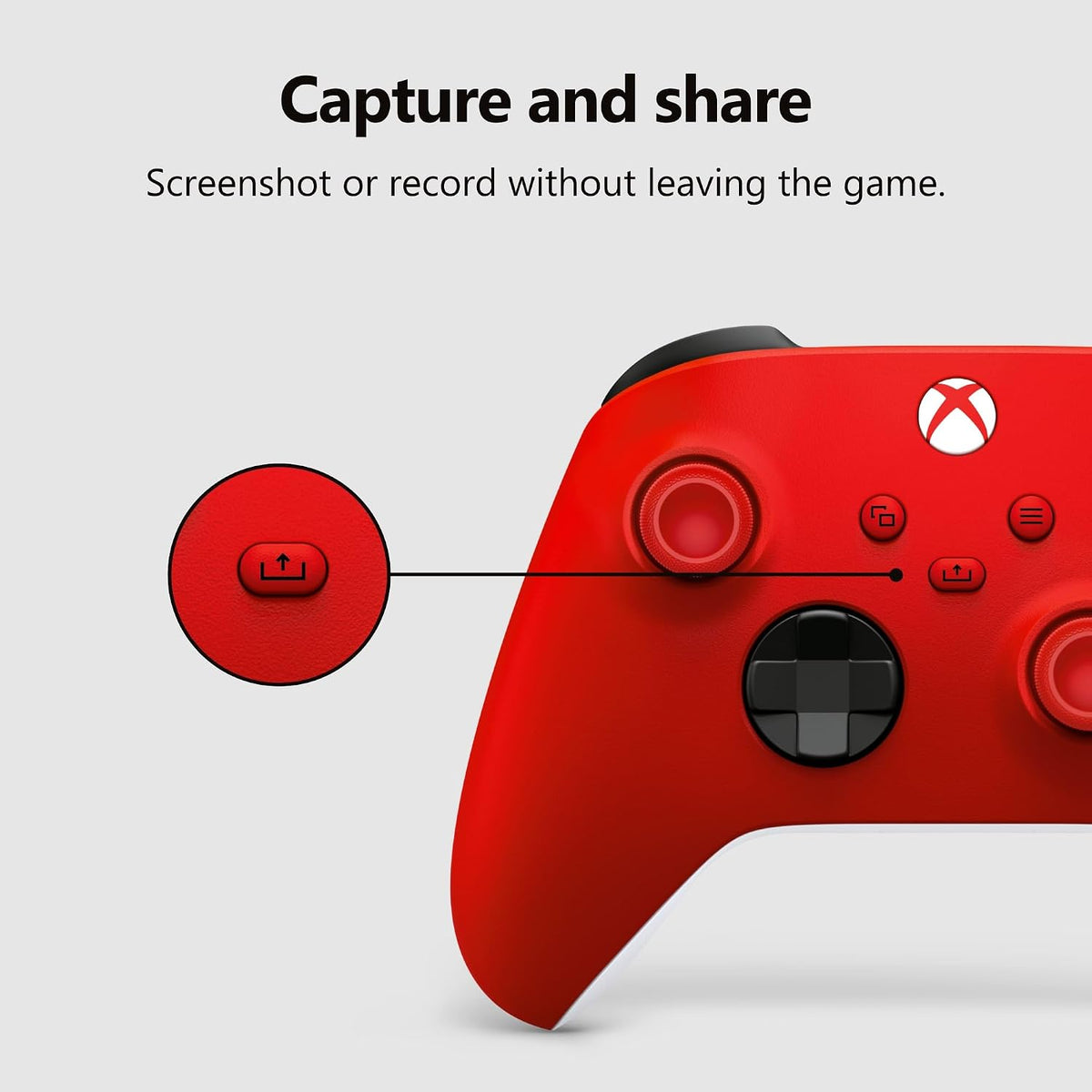 Controlador de juegos inalámbrico XBOX | Pulso rojo | Gatillos y pr...