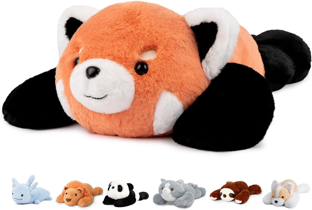 Niuniu Daddy - Animal de peluche con peso, 20 en 3.3 libras, Redpan...