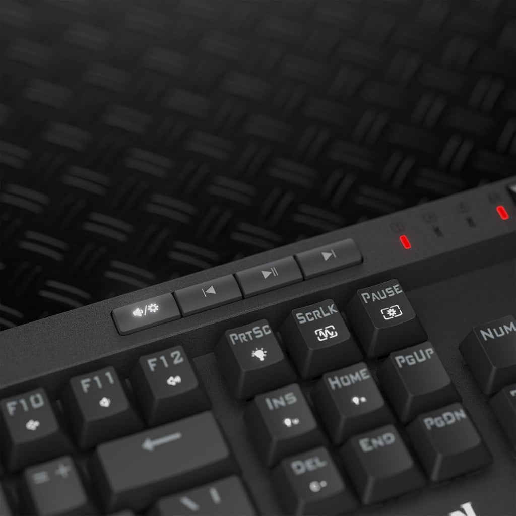 Redragon K580 PRO Teclado inalámbrico para juegos RGB, teclas Macro...