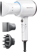 Secador de pelo iónico Wavytalk Blown Away con difusor para cabello...