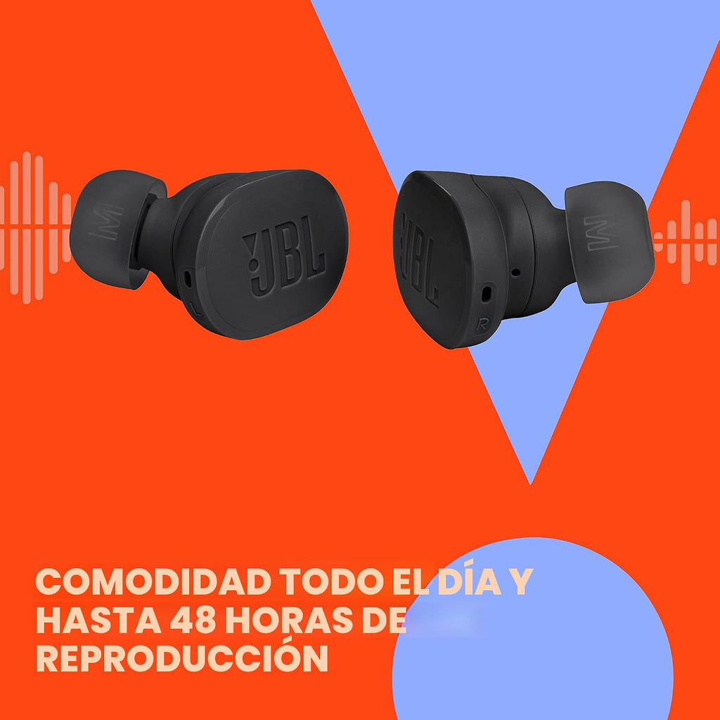JBL Tune Buds - Auriculares con cancelación de ruido - Negro | JBL...
