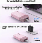 NOBIS 65W 20000mAh cargador portátil banco de energía carga rápida...