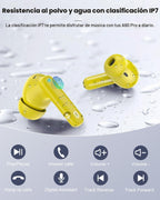 Auriculares inalámbricos, Bluetooth 5.4 Auriculares estéreo y llama...