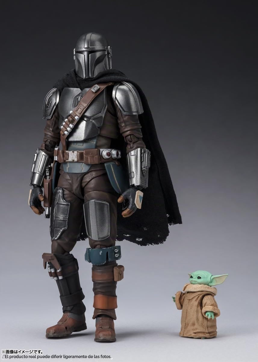 S.H. Figuarts Star Wars The Mandalorian &amp; Grogoo Aprox. 5.9 pul...
