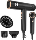 Nicebay - Secador de pelo iónico con difusor, 1600 W de alta veloci...
