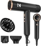 Nicebay - Secador de pelo iónico con difusor, 1600 W de alta veloci...