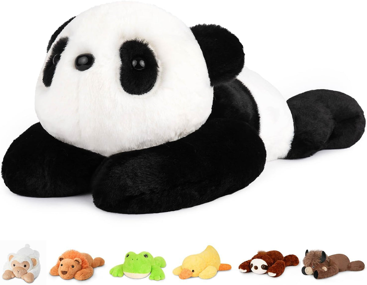 Niuniu Daddy Animal de peluche con peso, 20 en 3.3 lbs, Panda Plush...
