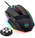 Redragon M801 Ratón para Juegos, Ratón RGB para PC MMO con 9 Botone...