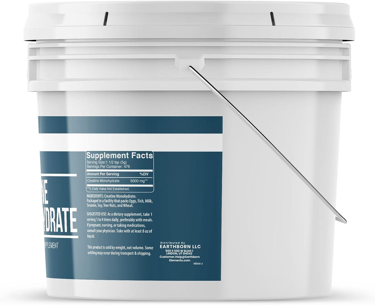 Earthborn Elements, monohidrato de creatina, 5.25 libras | Sin rell...
