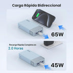 NOBIS Cargador portátil 20000mAh 65W Power Bank Carga rápida | Banc...