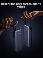 UGREEN Nexode 20000mAh 45W Power Bank, cable incorporado para iPhon...