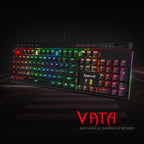 Redragon K580 Teclado mecánico para juegos RGB con cable, tecla mac...