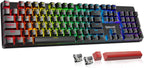 Redragon K671KS Teclado mecánico inalámbrico para juegos, triple mo...
