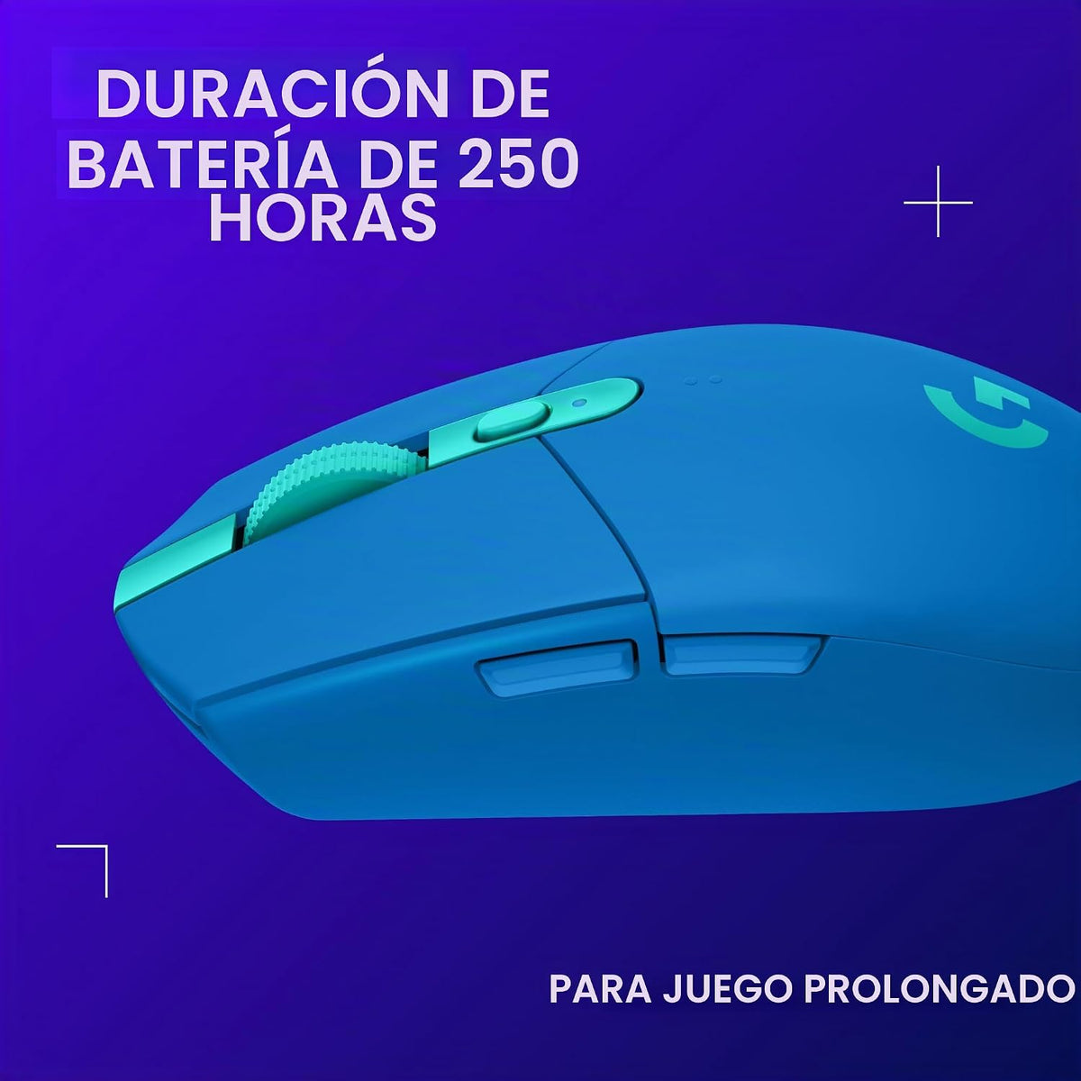 Logitech G 305 Lightspeed - Ratón inalámbrico para juegos, azul + m...
