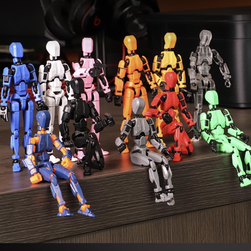 Juego de 10 figuras de acción Titan13 (ensamblaje completado), 13 f...
