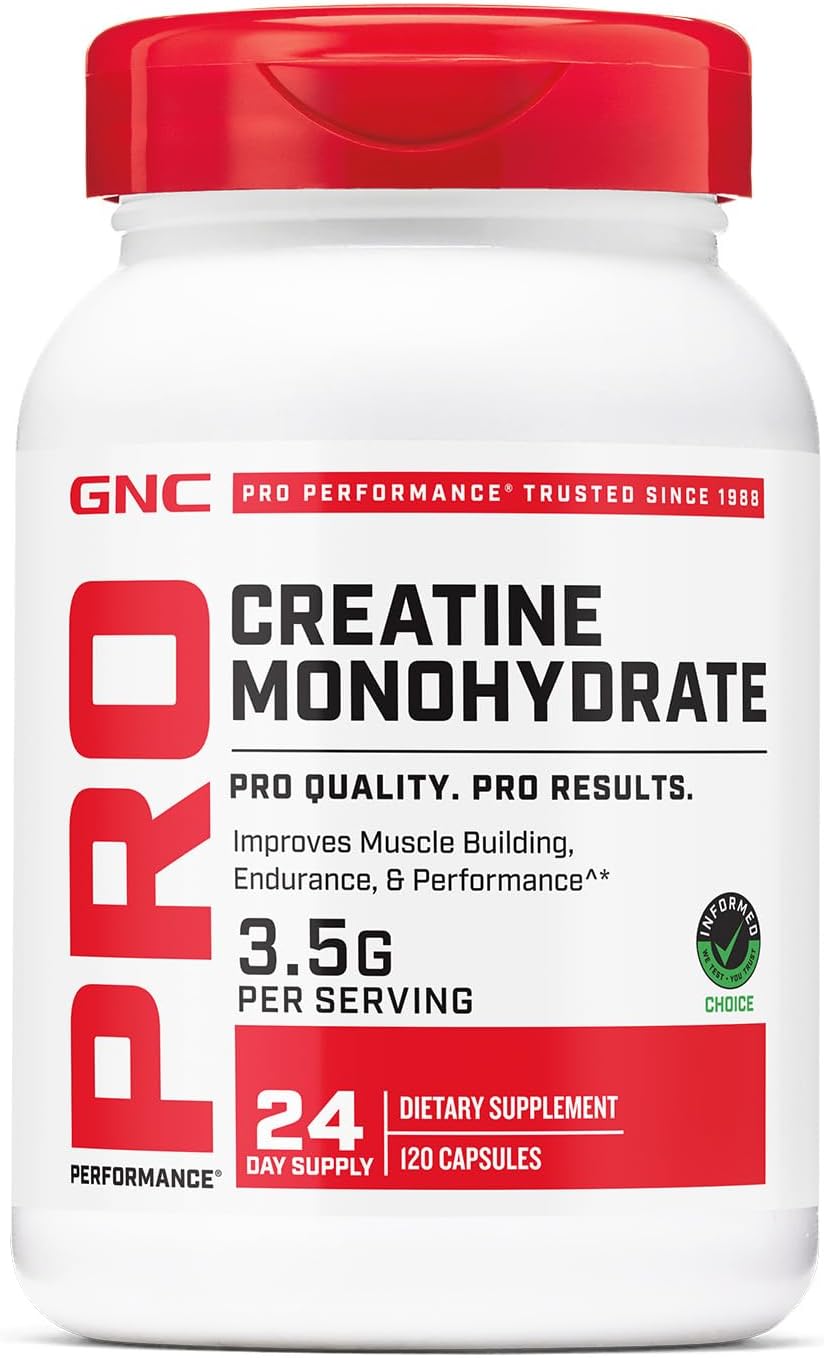 GNC Pro Performance Monohidrato de creatina, mejora la construcción...