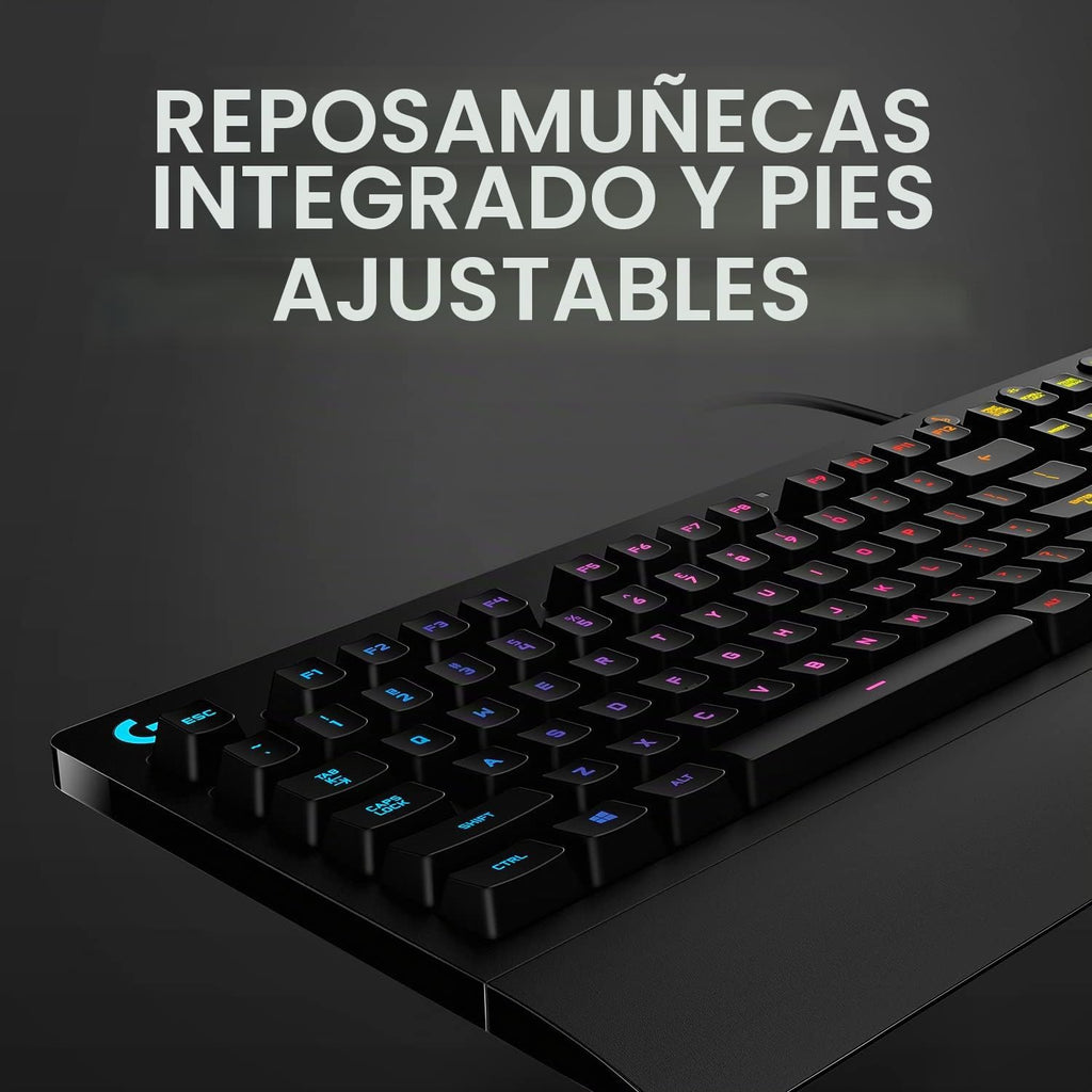 Teclado para juegos Logitech G213 Prodigy con cable RGB - Negro | L...