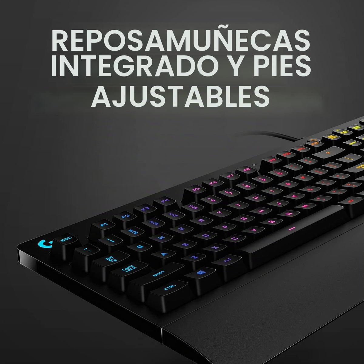 Teclado para juegos Logitech G213 Prodigy con cable RGB - Negro | L...