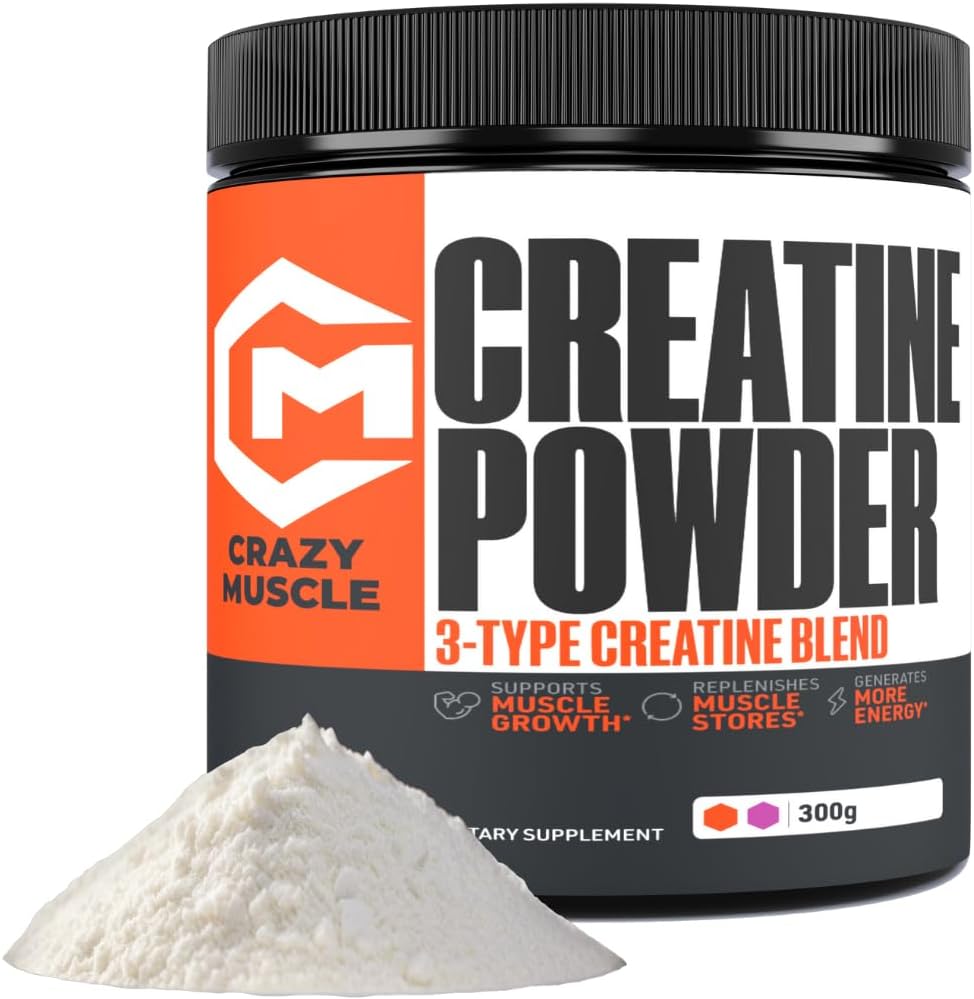 Monohidrato de creatina en polvo, 5000 mg, suplemento preentrenamie...