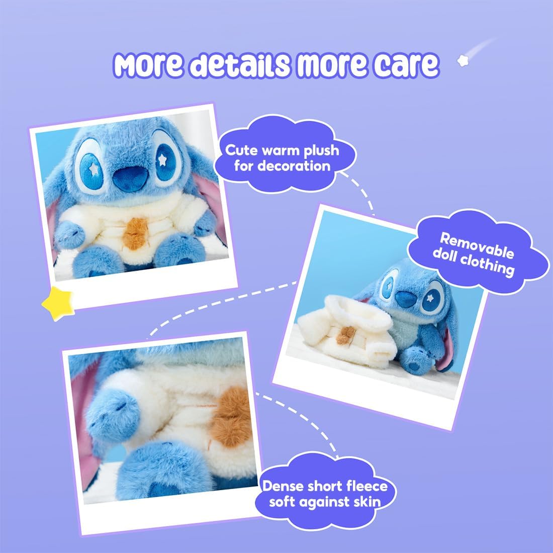MINISO Disney - Peluche de Lilo &amp; Stitch de 16 pulgadas, colecc...