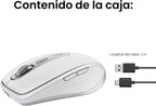 Ratón inalámbrico Logitech MX Anywhere 3S de desplazamiento rápido...