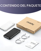 Miady Paquete de 2 cargadores portátiles, batería de viaje delgada...