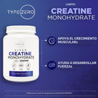 Type Zero Monohidrato de creatina (sin sabor) 2.2 lbs, micronizado,...