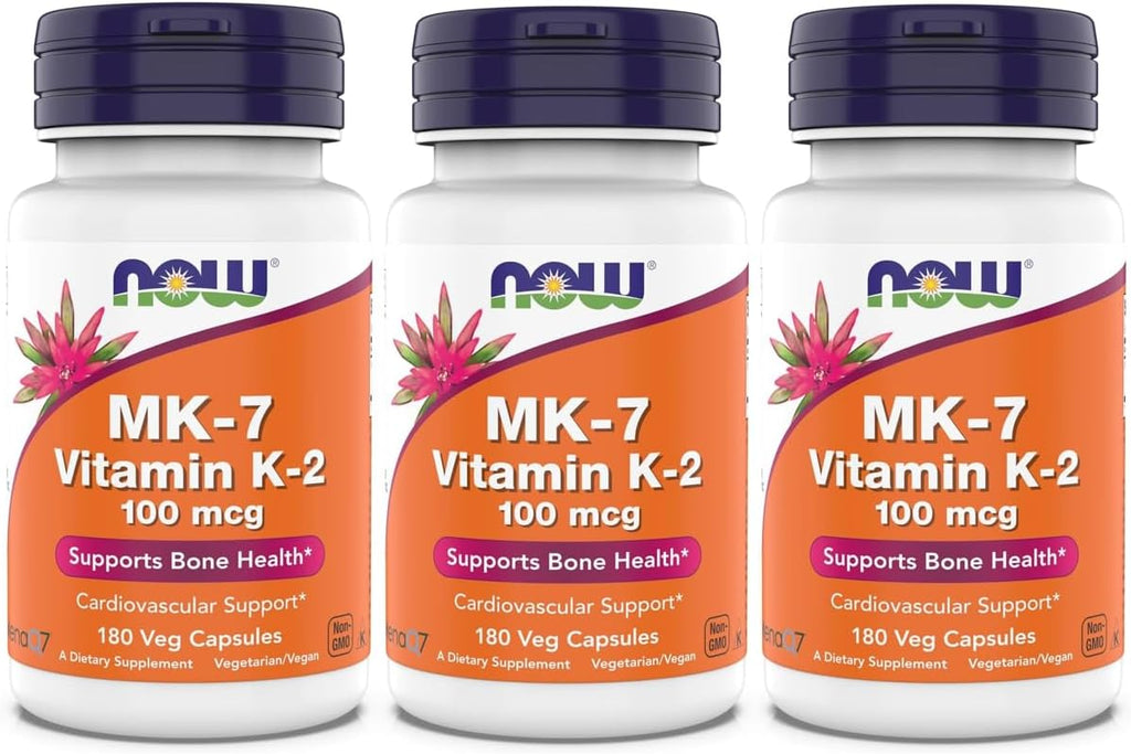 Now Supplements, MK-7 Vitamina K-2 100 mcg, apoyo cardiovascular*,...