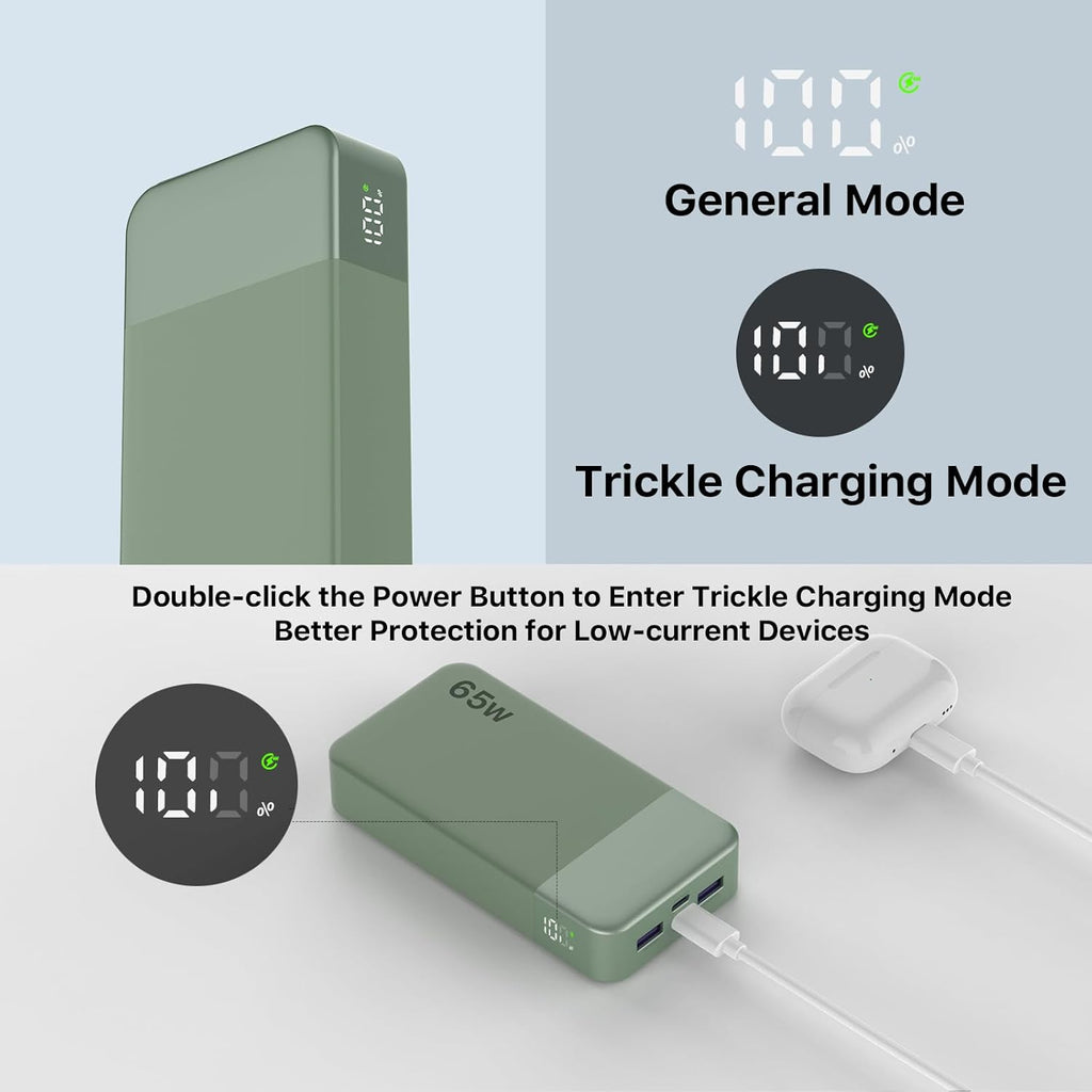 NOBIS Cargador portátil 20000mAh 65W Power Bank Carga rápida | Banc...