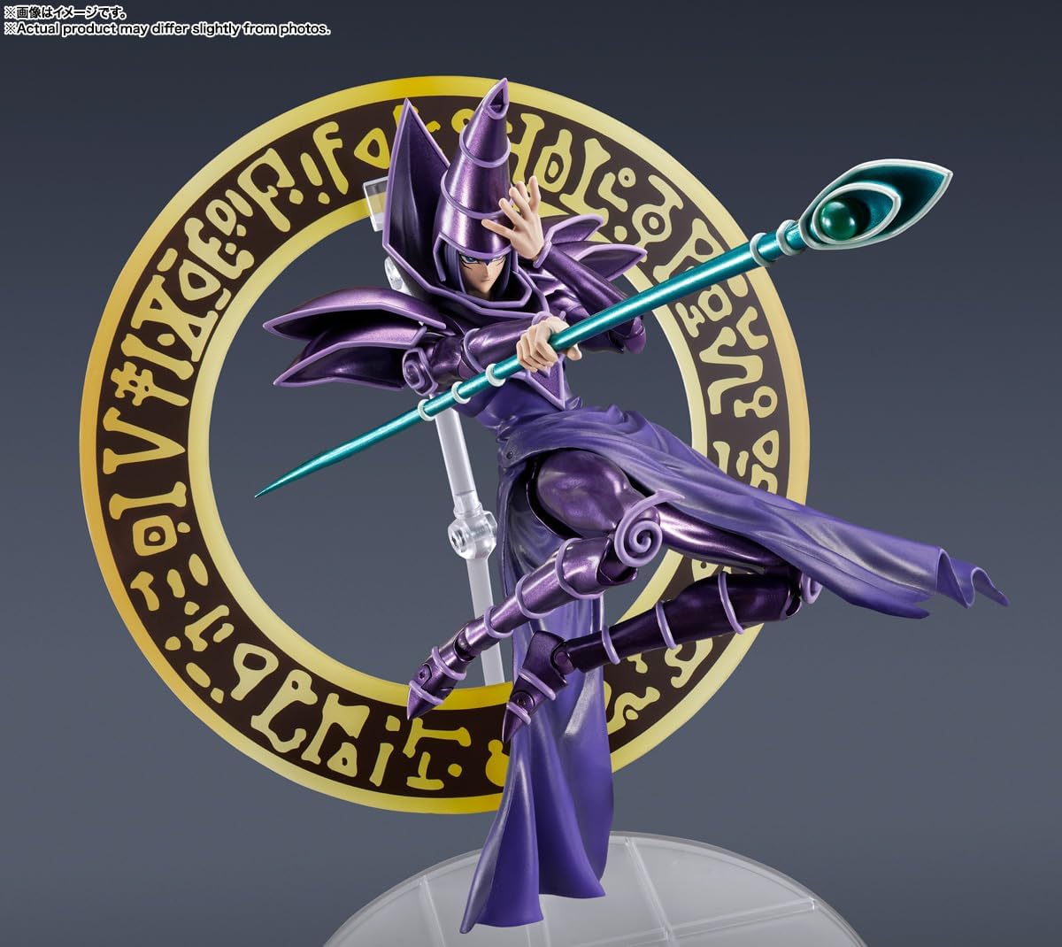 TAMASHII NATIONS - Yu-Gi-Oh! - Mago Oscuro, Figura de acción Bandai...