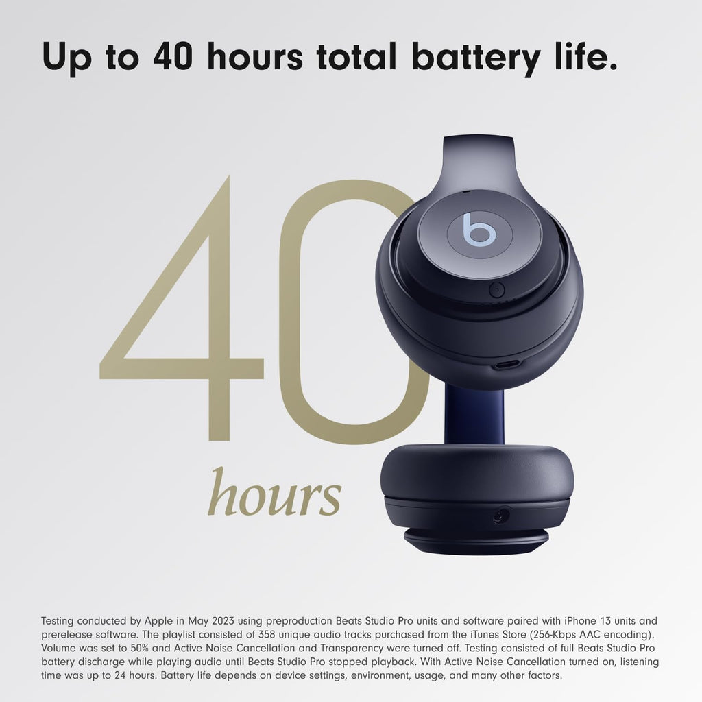 Beats Studio Pro - Auriculares Bluetooth con cancelación de ruido y...