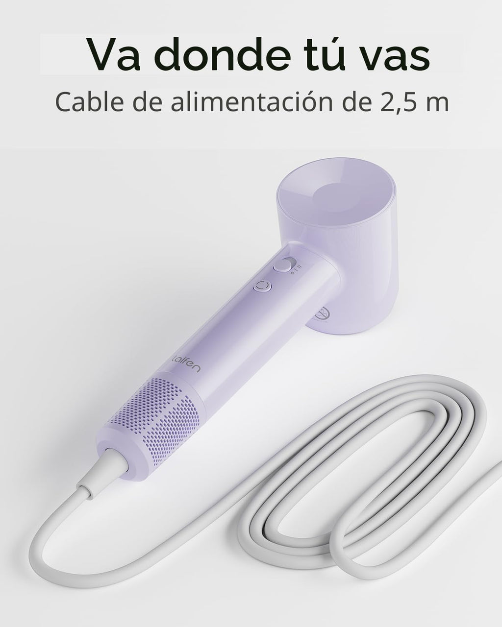 Laifen SE Lite - Secador de pelo iónico de alta velocidad con difus...